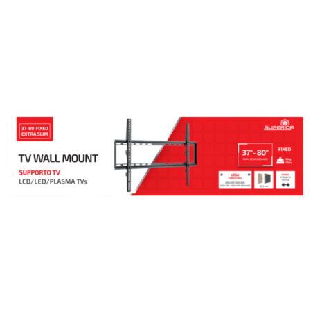 Support TV mural fixe Superior Electronics SUPSTV006 – 37 à 70 pouces 35 kg