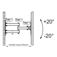 Techmade TV Wall Mount 17-42 inches | Smarty
