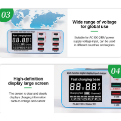 Chargeur RELIFE RL-304S 110 W 8 ports | Smarty