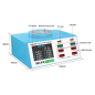 8-Port Charger RELIFE RL-309AW – 100W, Digital Display and Wireless Charging