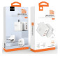 Adaptateur secteur 100W WUW C213 – 2 USB 2 USB-C Blanc (EU/US/CN)