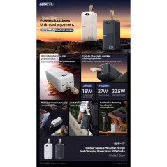 Batterie externe Remax RPP-117 50 000 mAh Blanc
