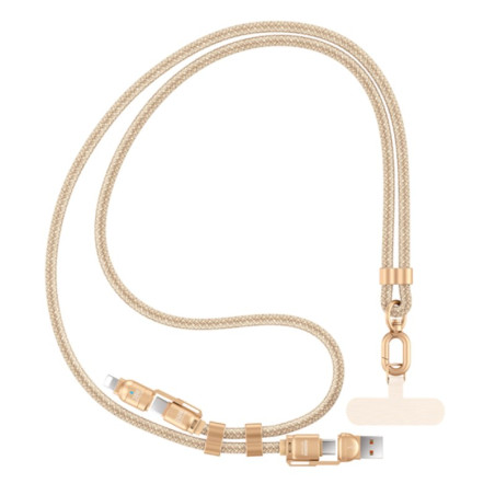 Cable REMAX C7 – USB/USB-C to Lightning/USB-C 240W, 1.5m, Gold