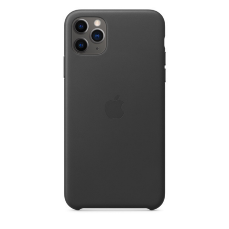 Coque en Cuir iPhone 11 Pro Max Noir MX0E2ZM/ | Smarty Paris