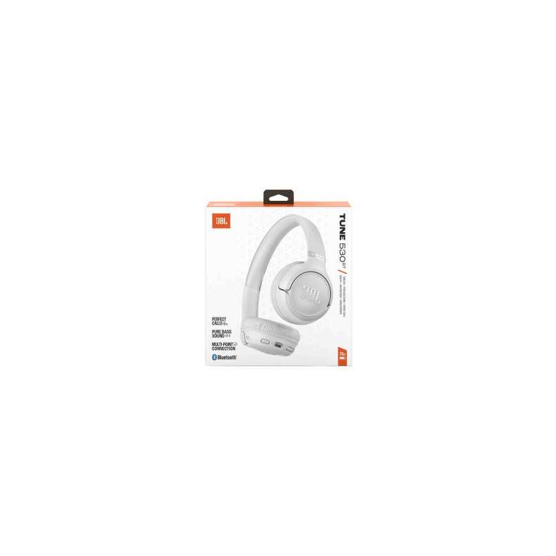 Casque Bluetooth JBL Tune 530BT - JBL530BTWHT - Blanc Casque Bluetooth JBL Tune 530BT - JBL530BTWHT - Blanc