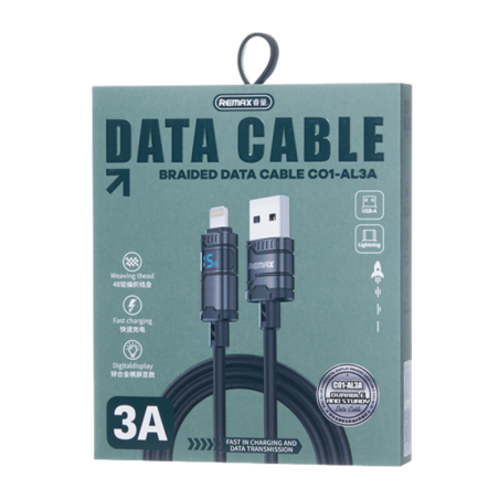 REMAX C01-AL3A Lightning 15W Cable | Smarty