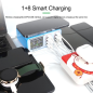Chargeur multifonction RELIFE RL-304S – 8 ports, 110 W, charge sans fil Chargeur multifonction RELIFE RL-304S – 8 ports, 110 W, charge sans fil