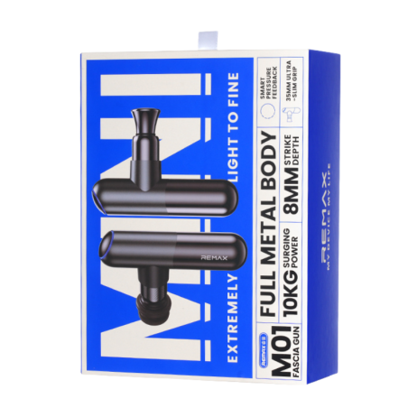 REMAX RS-M01 Massage Gun Black | Smarty