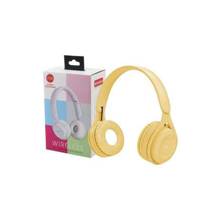 Casque Bluetooth Supra-Auriculaire Y08 - Jaune - Audio Réf. A1741 | Sma