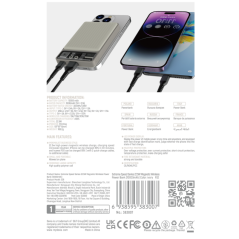 Batterie externe Devia S28 10 000 mAh 22,5 W Blanc | Smarty