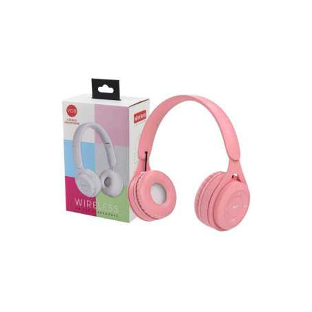 Casque Bluetooth Supra-Auriculaire Y08 - Rose - Audio Réf. A1739 | Smar