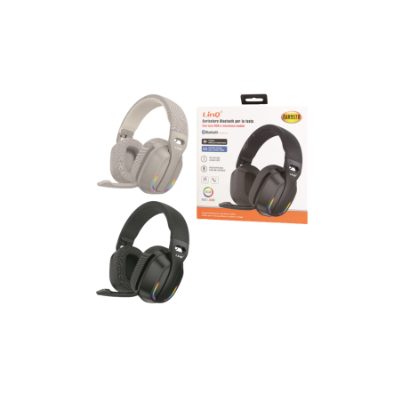 Casque Bluetooth avec microphone LinQ EAR9578 - Noir - Audio Ref A3512