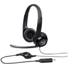 Casque Filaire pour PC/Ordinateur Portable Avec Microphone Antibruit U