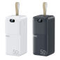 Batterie externe Remax Piloteer Series RPP-117 – 50 000 mAh 27W/22,5W Blanc Batterie externe Remax Piloteer Series RPP-117 – 50 000 mAh 27W/22,5W Blanc