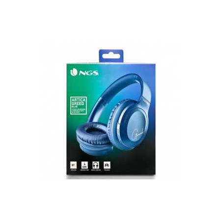 Casque Sans Fil NGS Artica Greed Bleu Avec Microphone - Bleu - Audio R