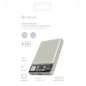 Batterie externe magnétique sans fil Devia Extreme Speed S28 – 10 000 mAh 22,5 W Blanc Batterie externe magnétique sans fil Devia Extreme Speed S28 – 10 000 mAh 22,5 W Blanc