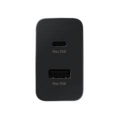 Samsung adaptateur secteur 35W Duo USB-C + USB | Smarty