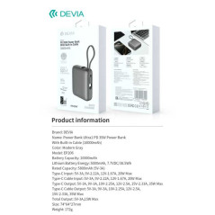 Batterie externe Devia Ultra1 10 000 mAh | Smarty
