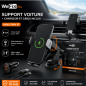 Car Mount Wefix Pro – 15W 3-in-1 Wireless Charging with Cable Black