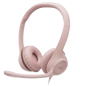 Casque Stéréo Filaire USB Logitech H390 - Rose Casque Stéréo Filaire USB Logitech H390 - Rose