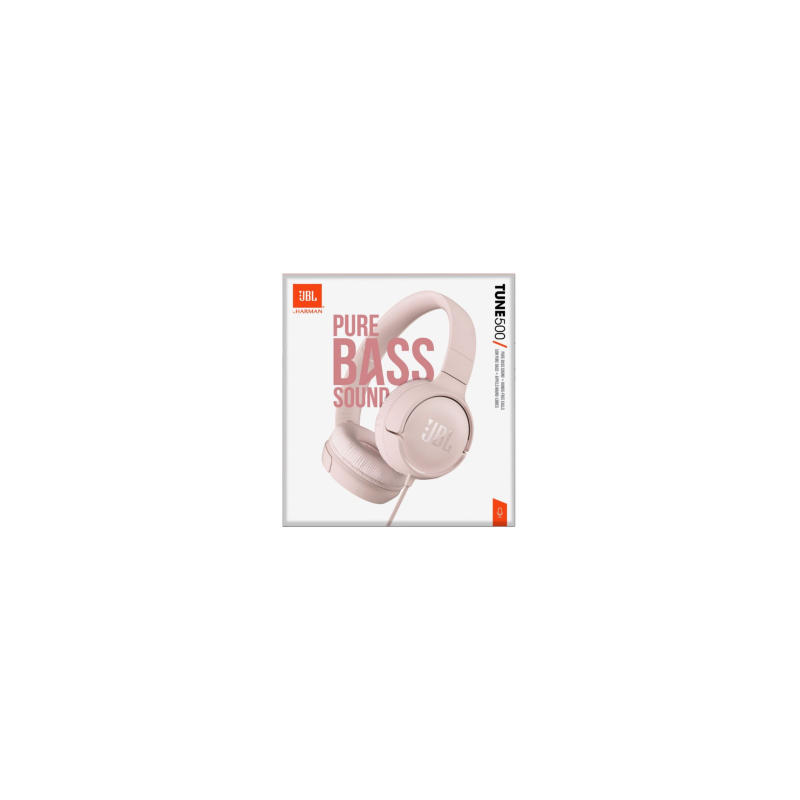 Casque avec Fil JBL Tune 500 - JBLT500ROSEU - Rose — JBL · Smarty Paris 18e