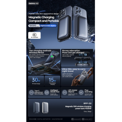 Batterie externe REMAX RPP-D2 10 000 mAh Gris | Smarty