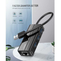 UGREEN 4-in-1 USB Adapter 20265 RJ45 Gigabit