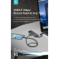 Hub USB-C Devia 5-en-1 – 3 x USB 3.0 lecteur de carte PD 3.0