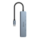 Hub USB-C Devia 5-en-1 – 3 x USB 3.0 lecteur de carte PD 3.0