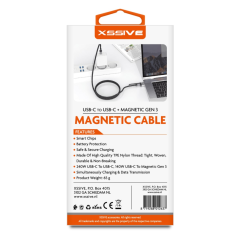 Câble XSSIVE XSS-CC-MS USB-C magnétique 2 m | Smarty