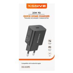 Chargeur Rapide USB-C 20W XSSIVE XSS-AC65PD - Audio Ref A2728 | Smarty