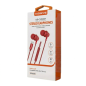 Stereo USB-C Earphones XSSIVE XSS-EP25R – Red