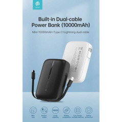 Batterie externe Devia EP158 10 000 mAh Noir | Smarty