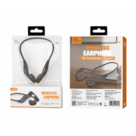 Ellietech BT236 Bone Conduction Headphones Black