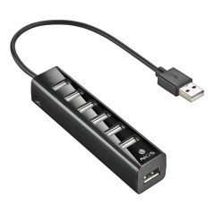 NGS iHub7 Tiny 7-Port USB Hub Black | Smarty
