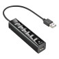 USB Hub NGS iHub7 Tiny USB 2.0 – 7 Ports Black USB Hub NGS iHub7 Tiny USB 2.0 – 7 Ports Black