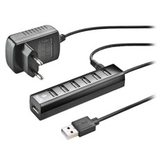 NGS iHub7 Tiny 7-Port USB Hub Black | Smarty