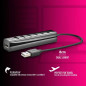 USB Hub NGS iHub7 Tiny USB 2.0 – 7 Ports Black USB Hub NGS iHub7 Tiny USB 2.0 – 7 Ports Black