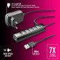 USB Hub NGS iHub7 Tiny USB 2.0 – 7 Ports Black USB Hub NGS iHub7 Tiny USB 2.0 – 7 Ports Black