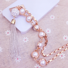 Collier Fantaisie Doré - Audio Réf. F3062 | Smarty Paris