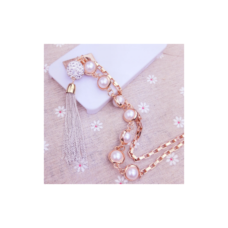 Collier Fantaisie Doré - Audio Réf. F3062 | Smarty Paris