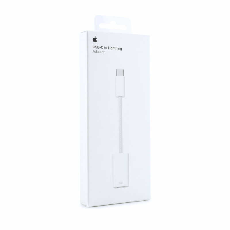 Apple Adaptateur USB-C vers Lightning MUQX3ZM/A – boîte de vente Apple Adaptateur USB-C vers Lightning MUQX3ZM/A – boîte de vente