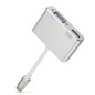 USB-C Hub ECO – 2-in-1, 4K/2K HDMI + VGA, silver USB-C Hub ECO – 2-in-1, 4K/2K HDMI + VGA, silver