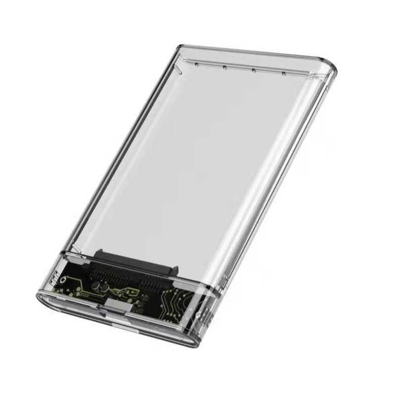 External Hard Drive Enclosure USB 3.0 2.5-inch – Clear · Refurbished