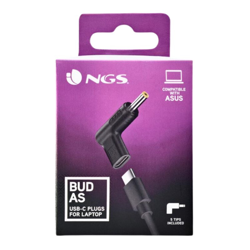 Connecteurs USB-C NGS BUD-AS pour PC portables Asus – lot de 5 Connecteurs USB-C NGS BUD-AS pour PC portables Asus – lot de 5