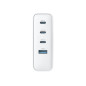 GaN Charger Devia Extreme Speed Series – 100W 3x USB-C + USB-A white