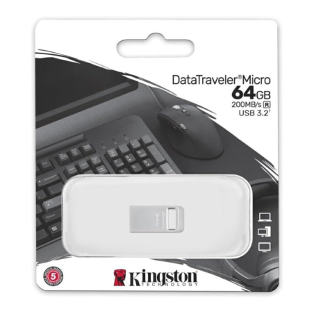Clé USB Kingston Micro 64 Go USB-A 3.2 | Smarty