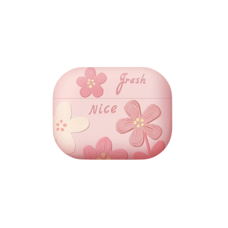 Coque de Protection AirPods en Silicone - Fleur - Audio Ref F5559 | Sm