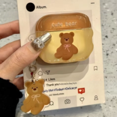 Coque de Protection AirPods en Transparent - Animaux de Dessins Animés