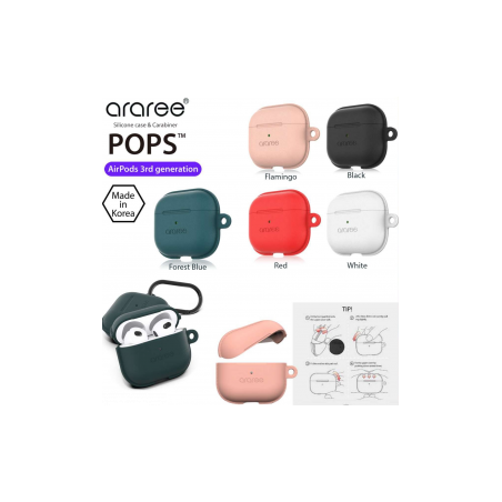 Coque de Protection En Silicone ARAREE Pops - AirPods 3 - Audio Ref f1